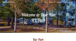 Desktop Screenshot of deerrunrvpark.com