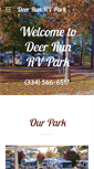 Mobile Screenshot of deerrunrvpark.com